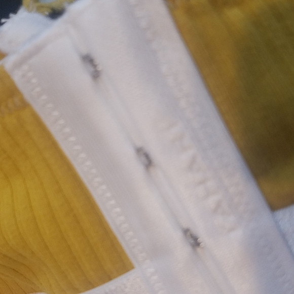 Yellow Ribbed Bra - Picture 3 of 3